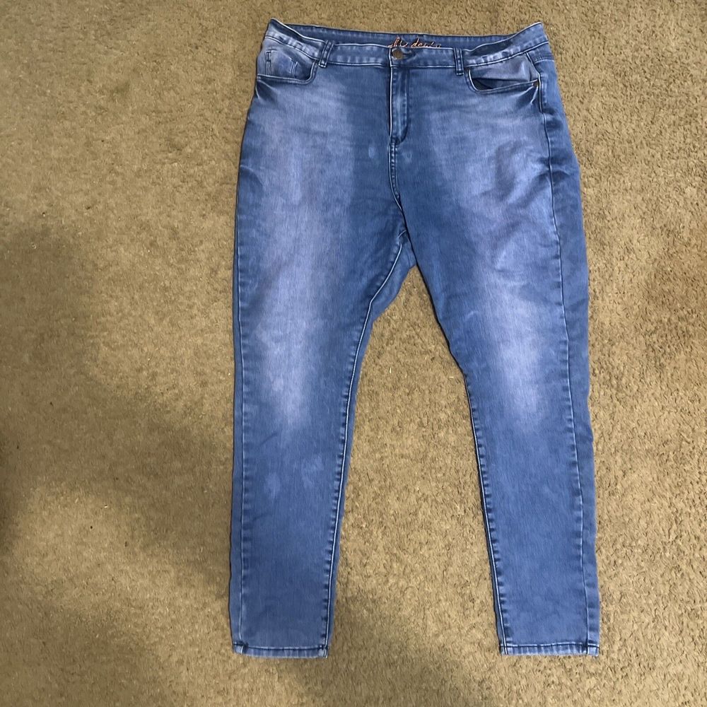 Plus Size 20 CITY CHIC Women's Stretch High Rise Skinny Leg Jeans Preloved